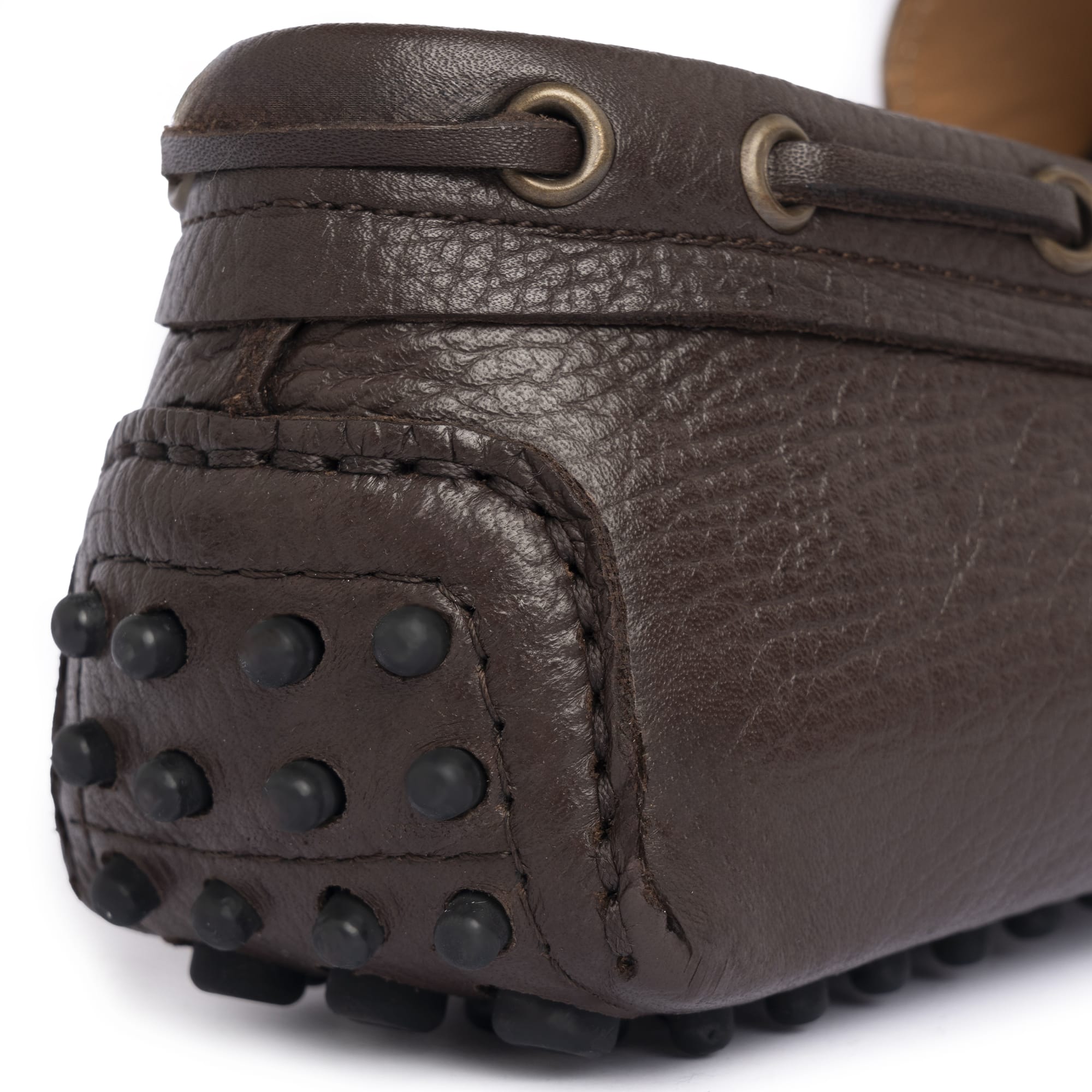 Mocassini Gommino in Pelle - Testa di Moro