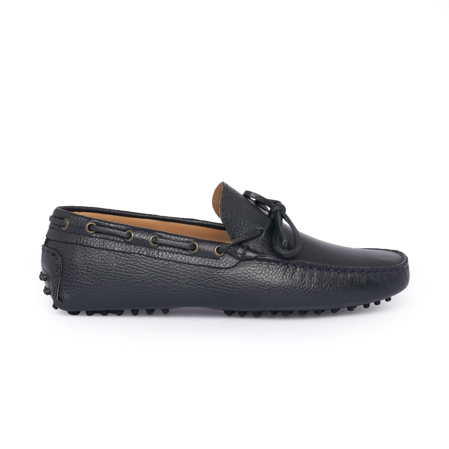 Mocassini Gommino in Pelle - Blu