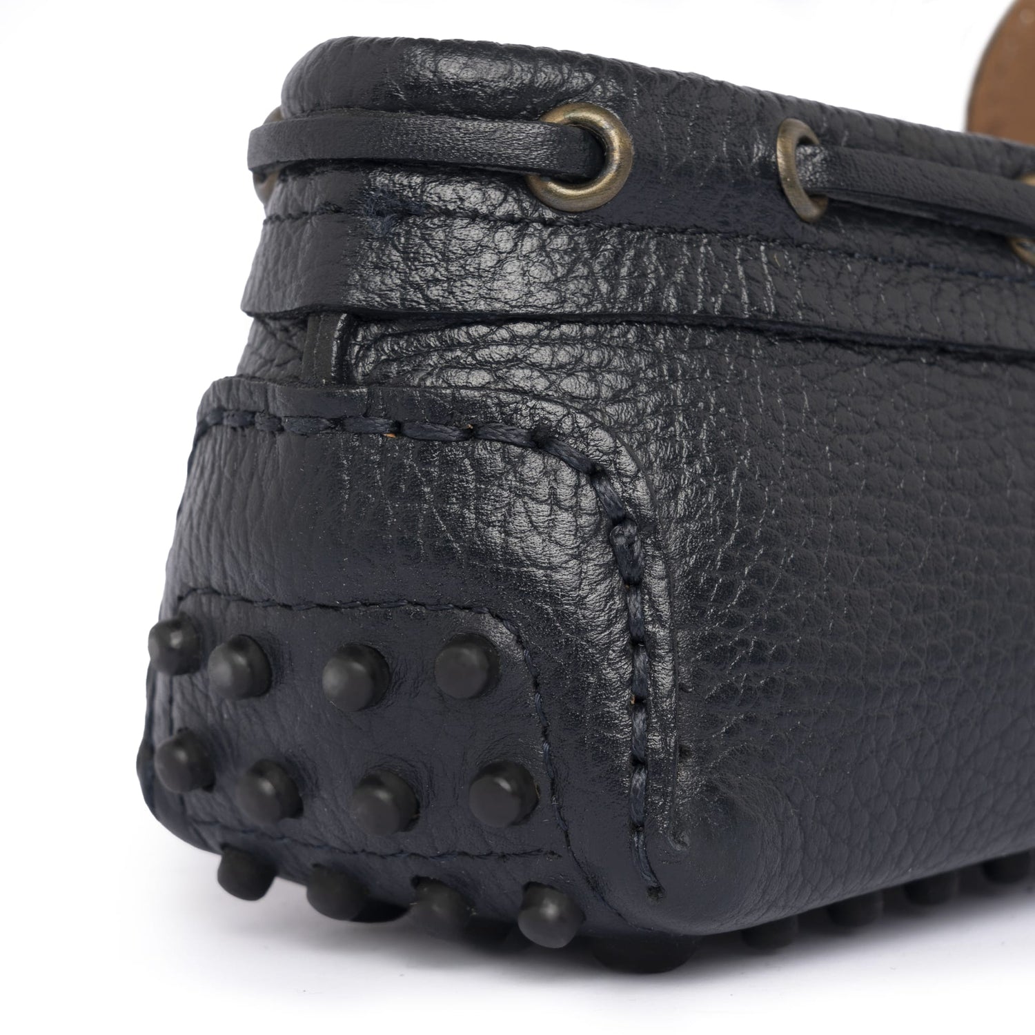 Mocassini Gommino in Pelle - Blu