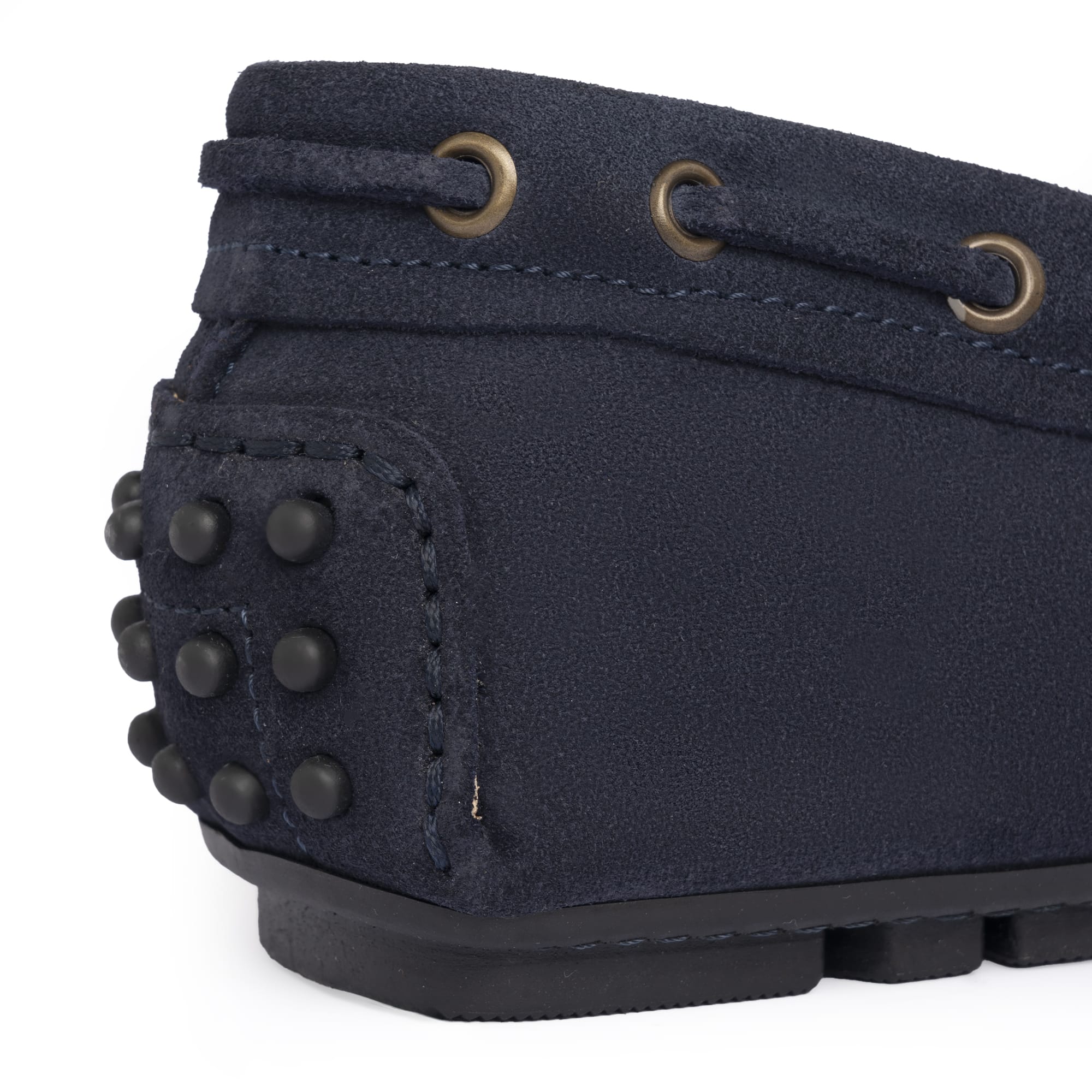 Mocassini Gommino F.2 in Camoscio - Blu