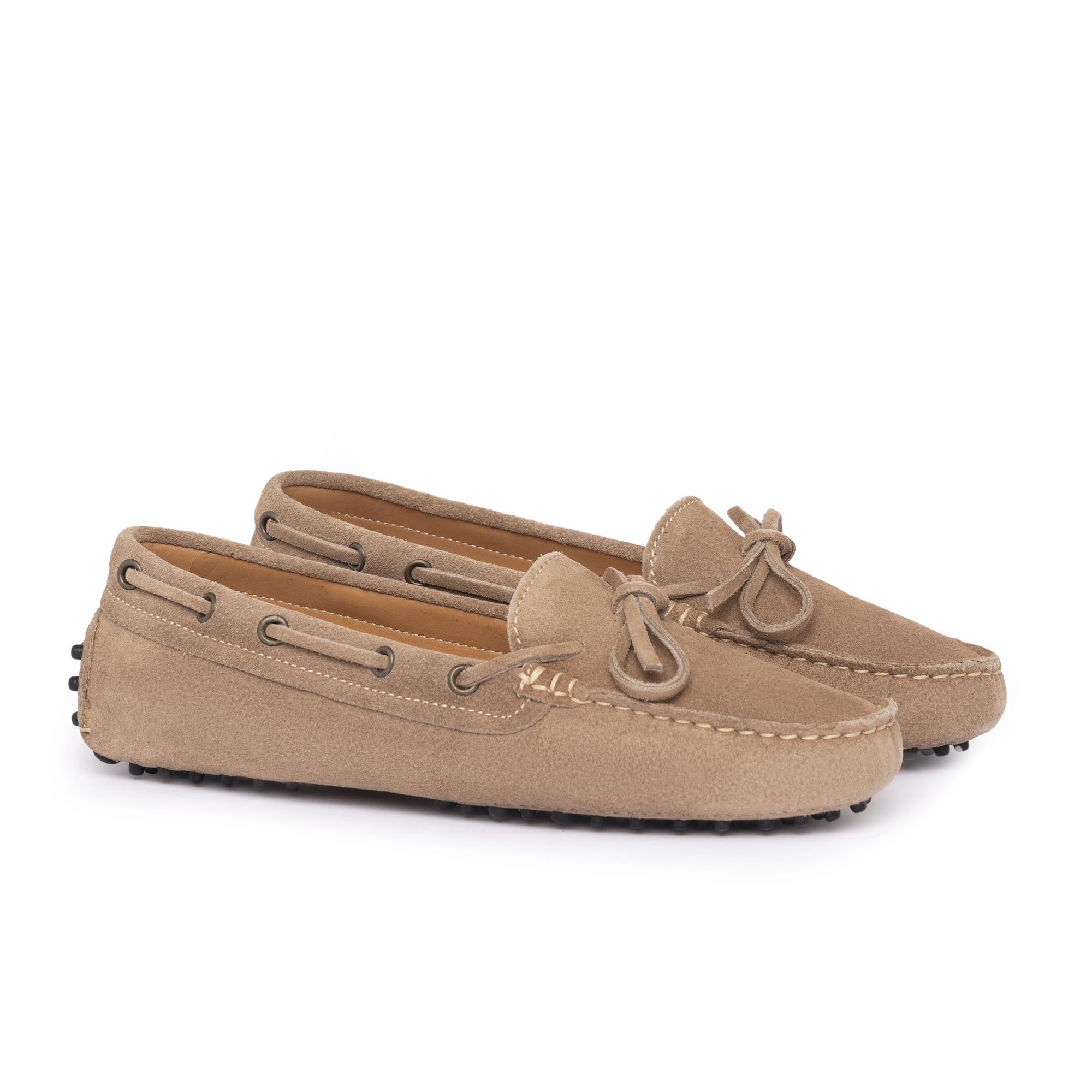 Gommino Donna in camoscio - Taupe