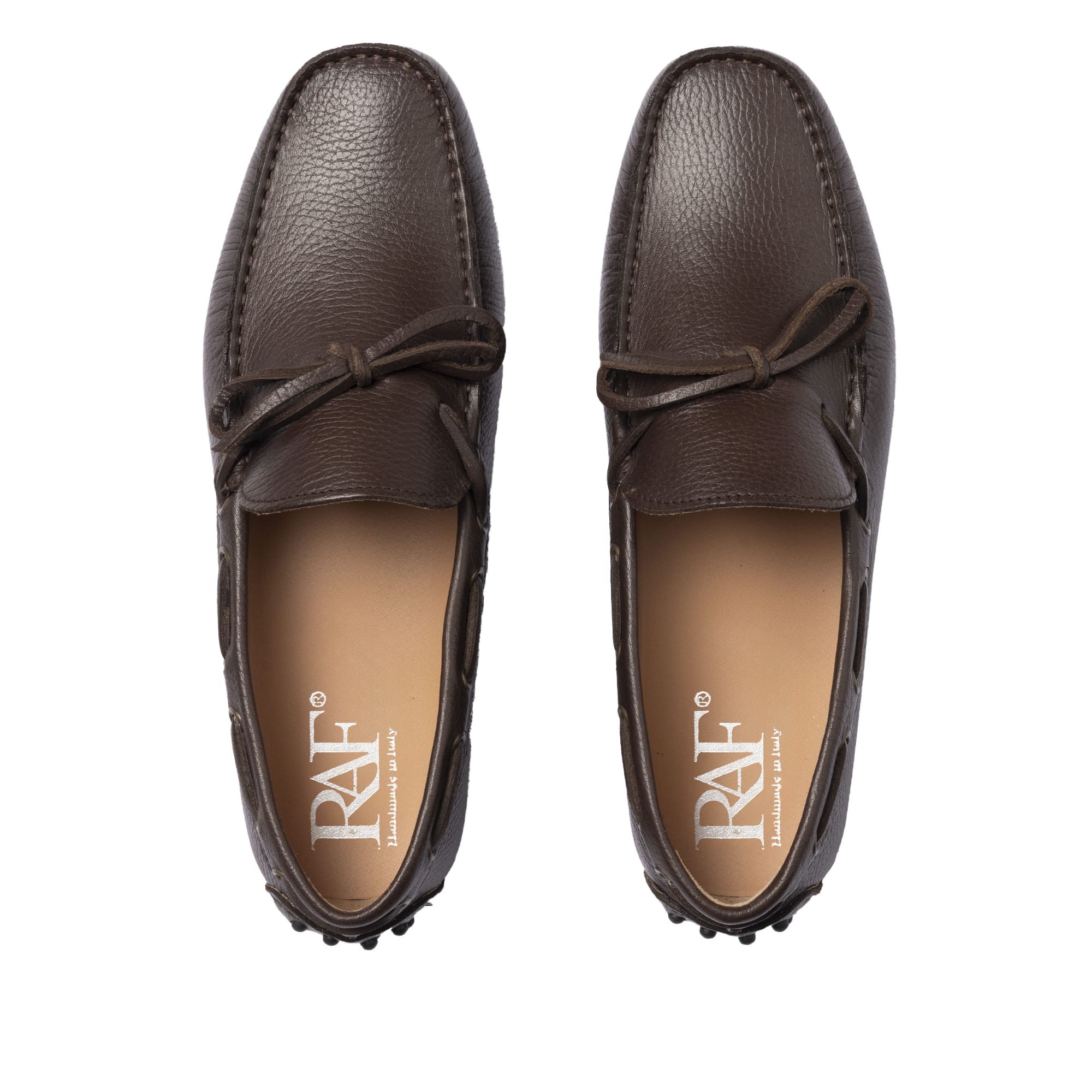 Mocassini Gommino in Pelle - Testa di Moro