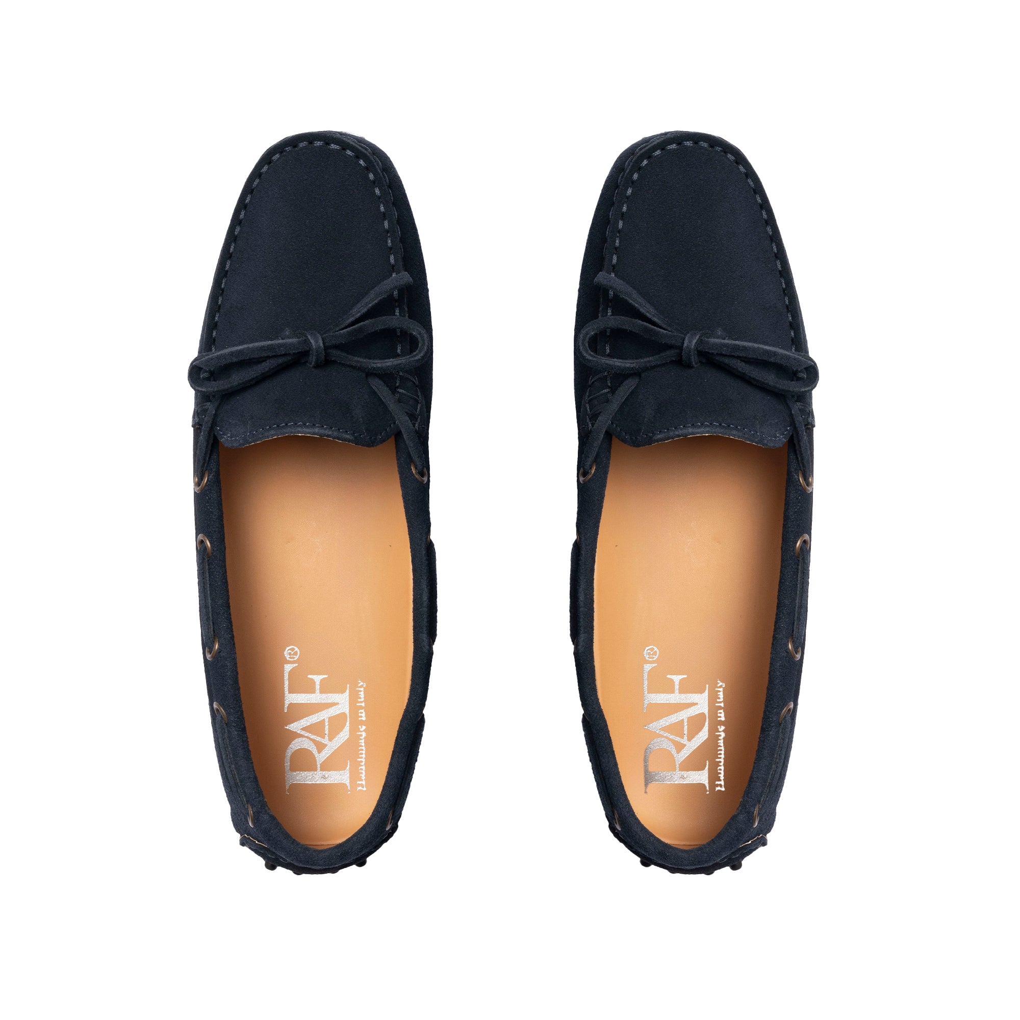 Gommino Donna in camoscio - Blu