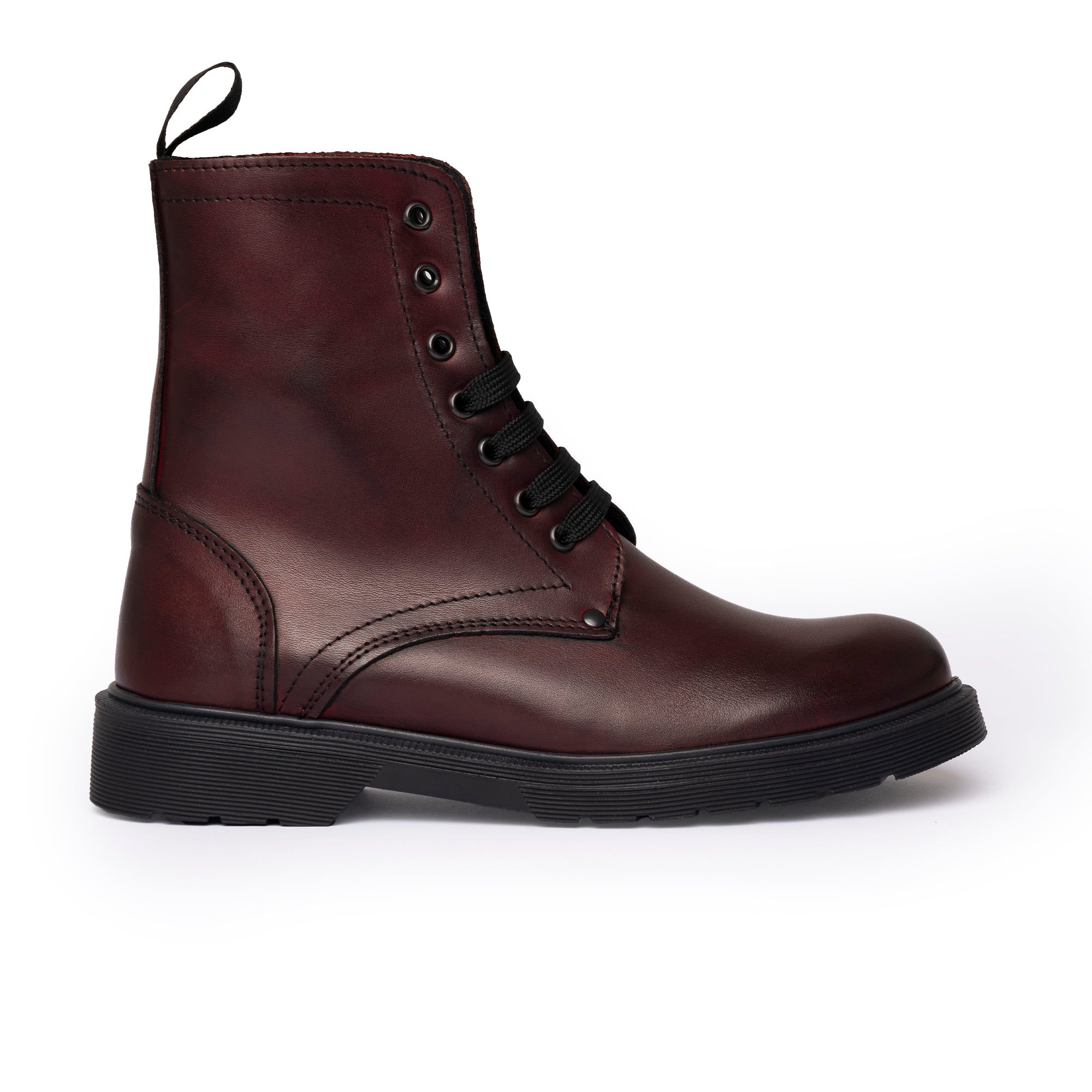 Stivaletti Donna in Pelle - Bordeaux