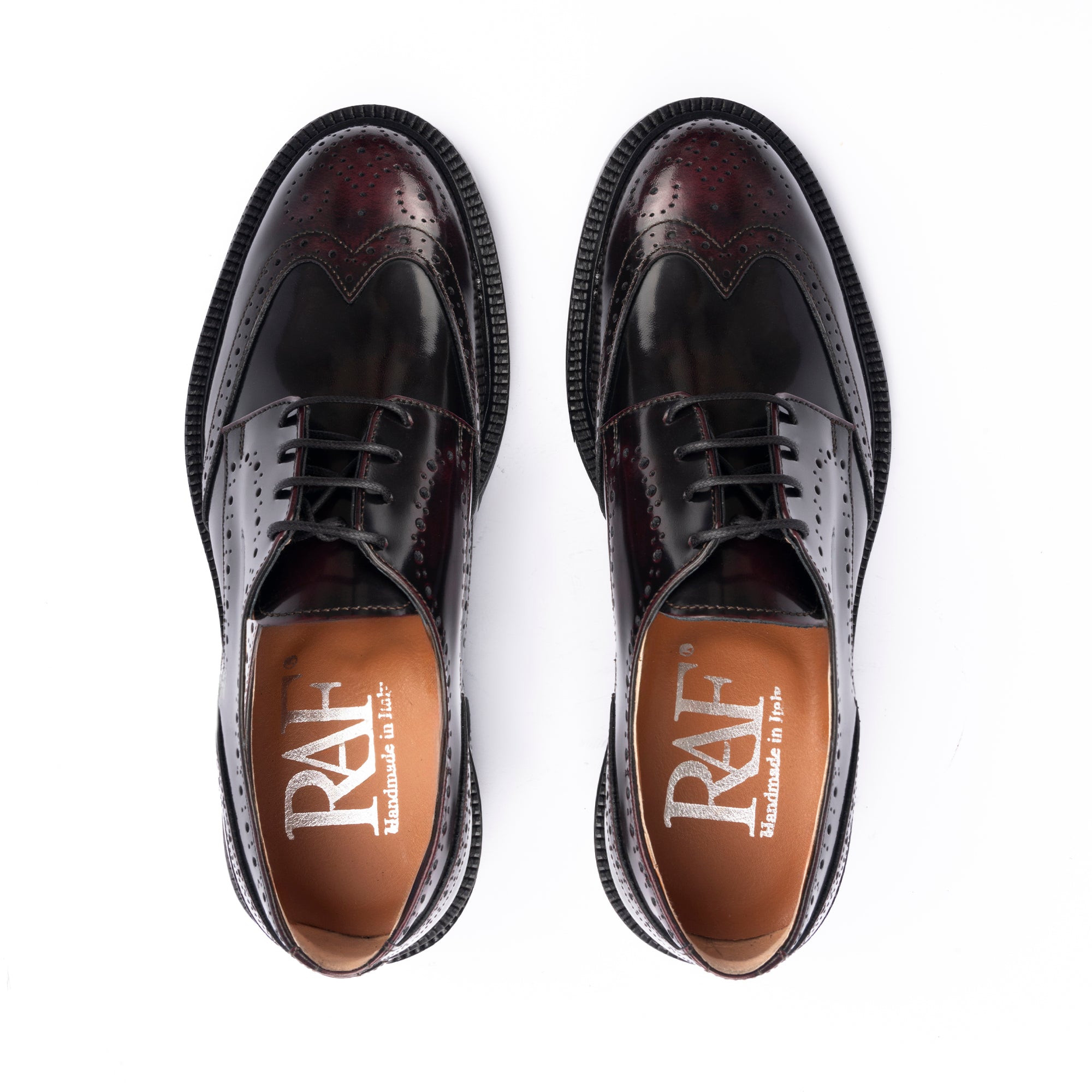 Francesina Donna in Pelle - Bordeaux