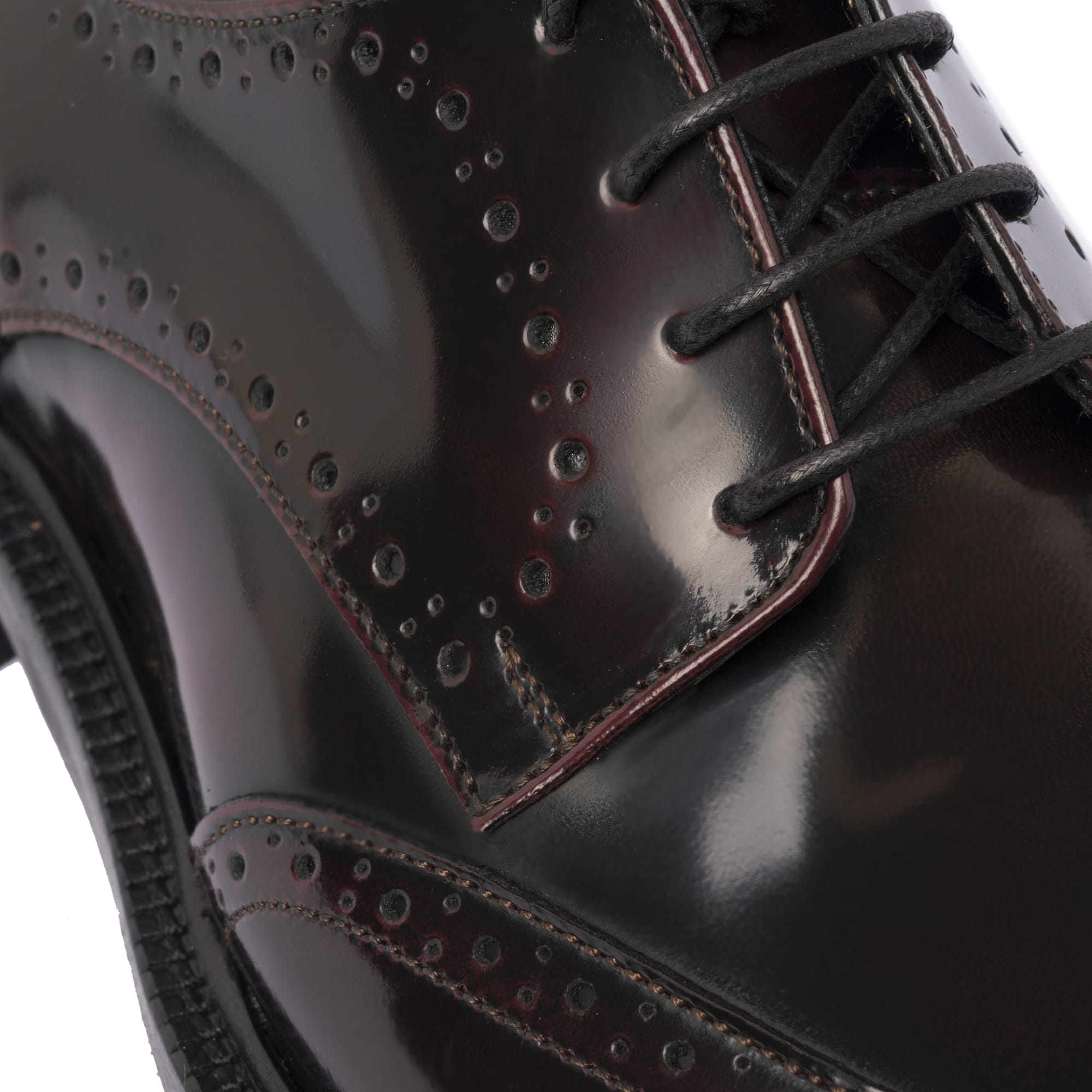 Francesina Donna in Pelle - Bordeaux