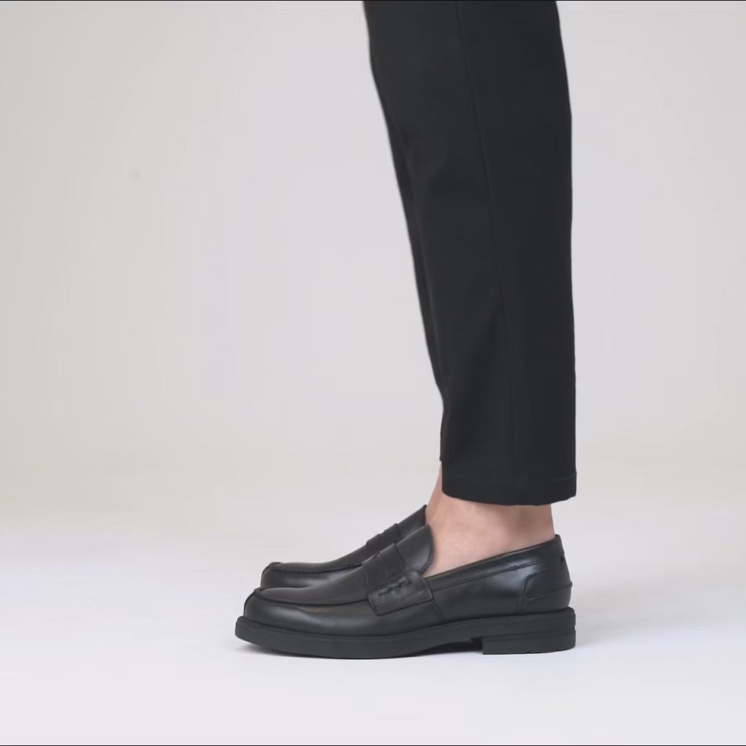 Mocassini in Pelle - Nero