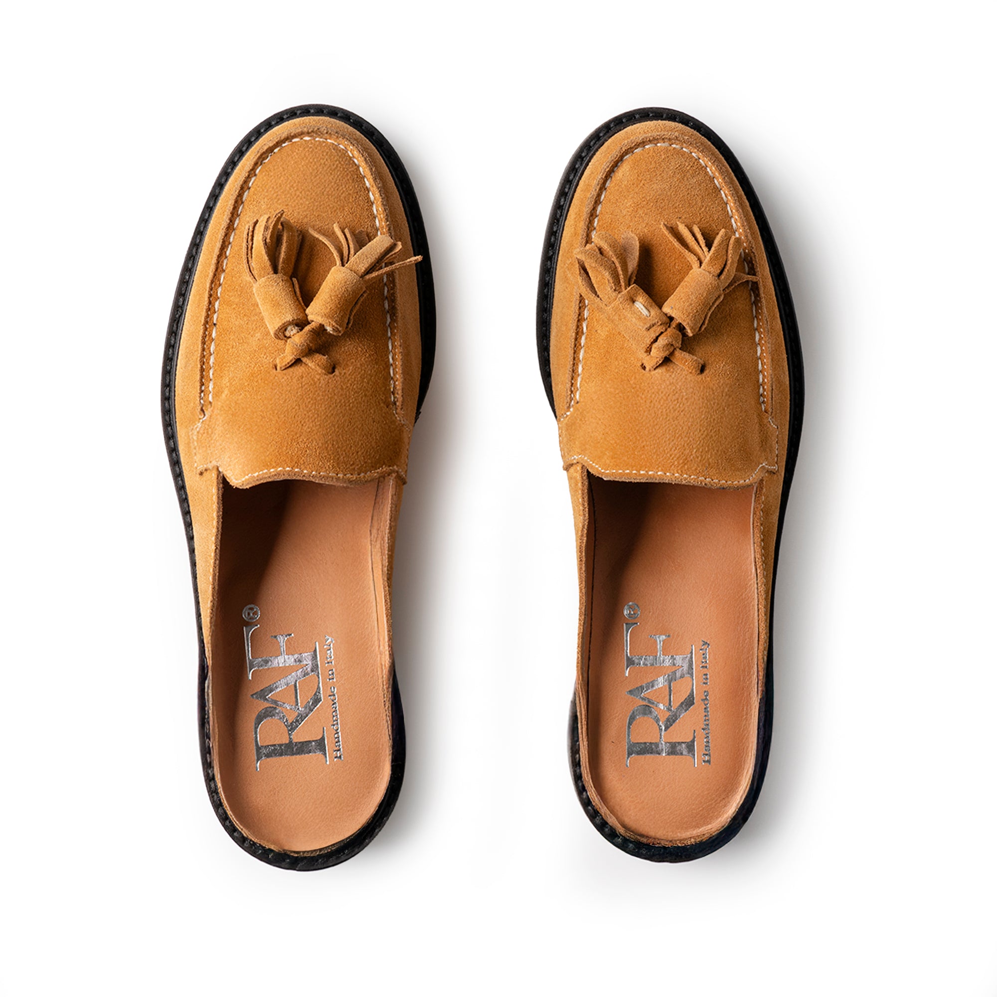 Mocassino Sabó Bom bom in camoscio cuoio - Donna