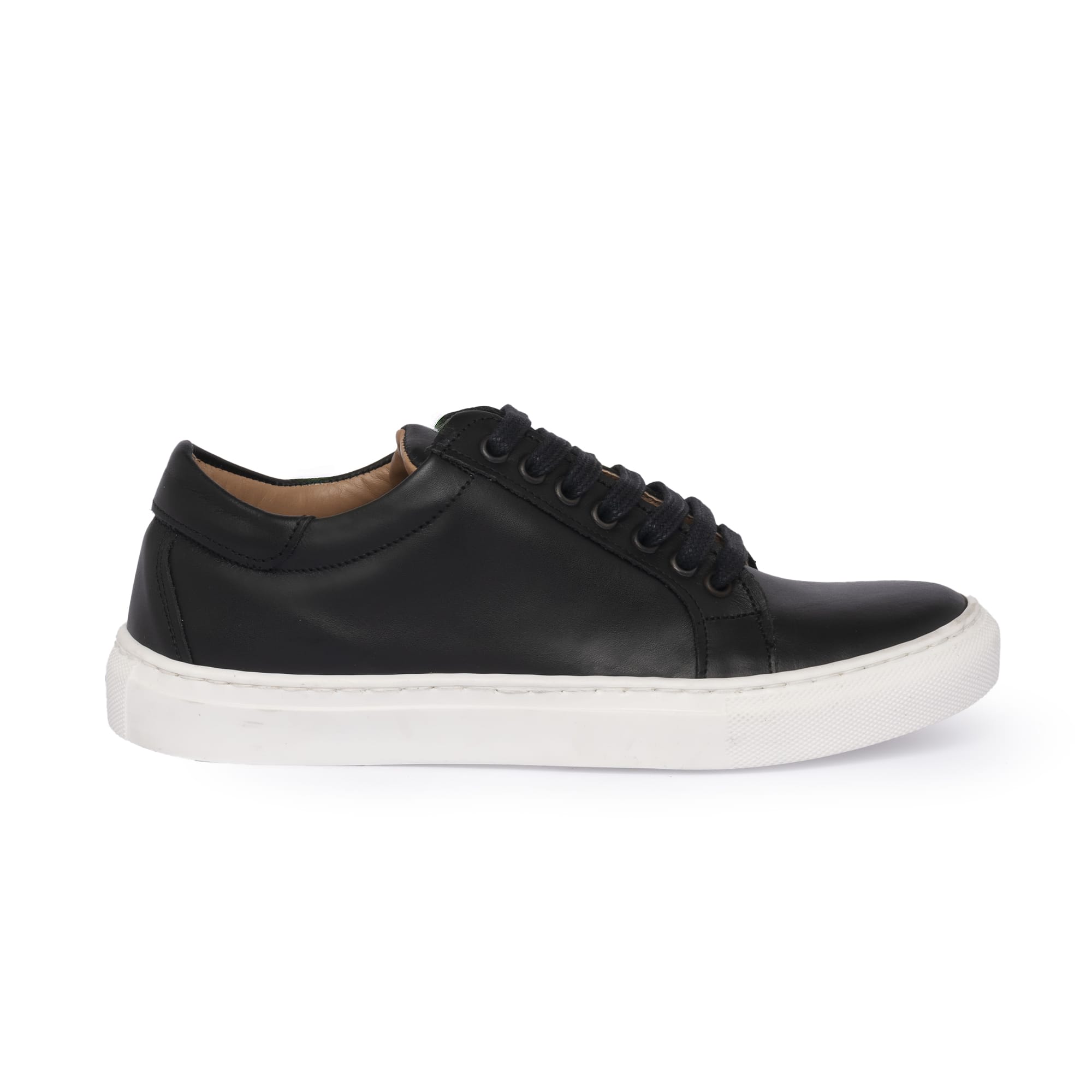 Sneakers Uomo in Pelle - Nero