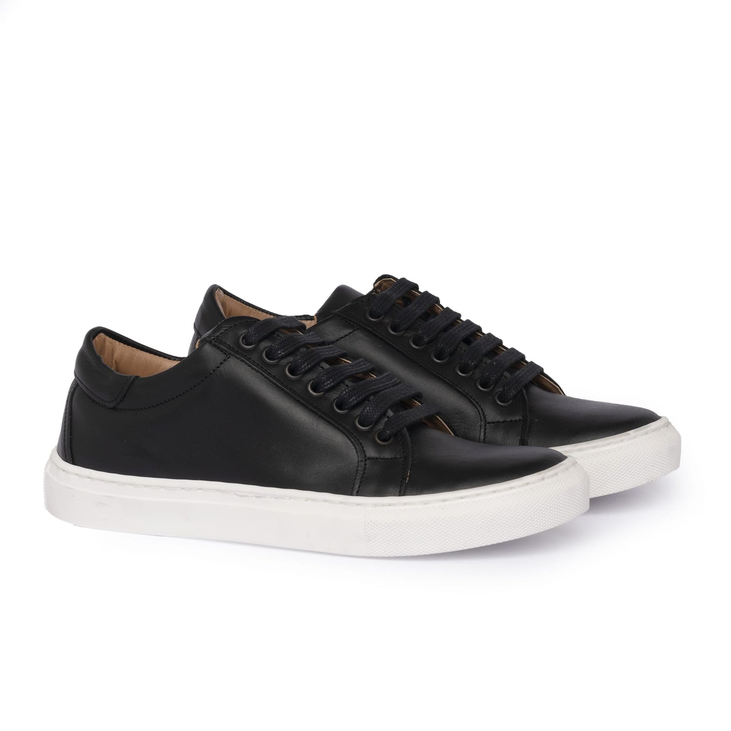 Sneakers Uomo in Pelle - Nero