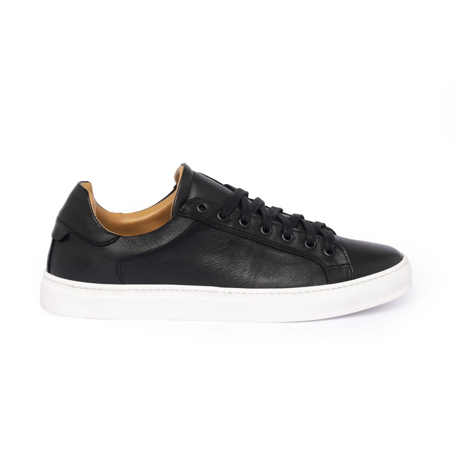 Sneakers Donna in pelle - Nero