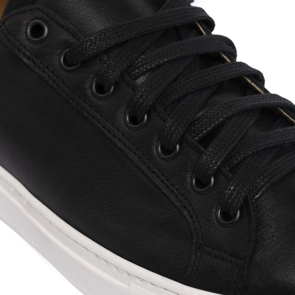 Sneakers Donna in Pelle - Nero