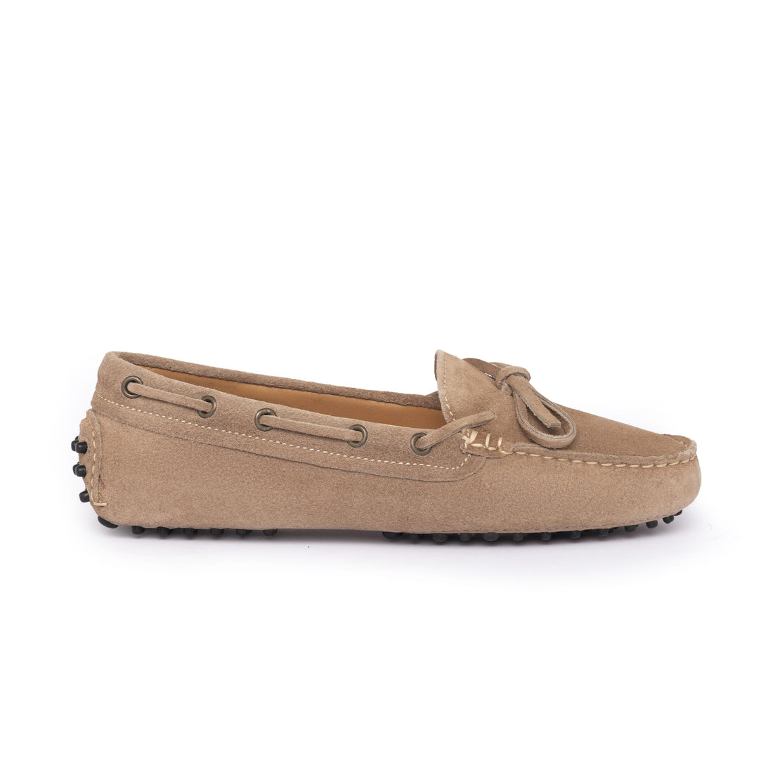 Gommino Donna in camoscio - Taupe