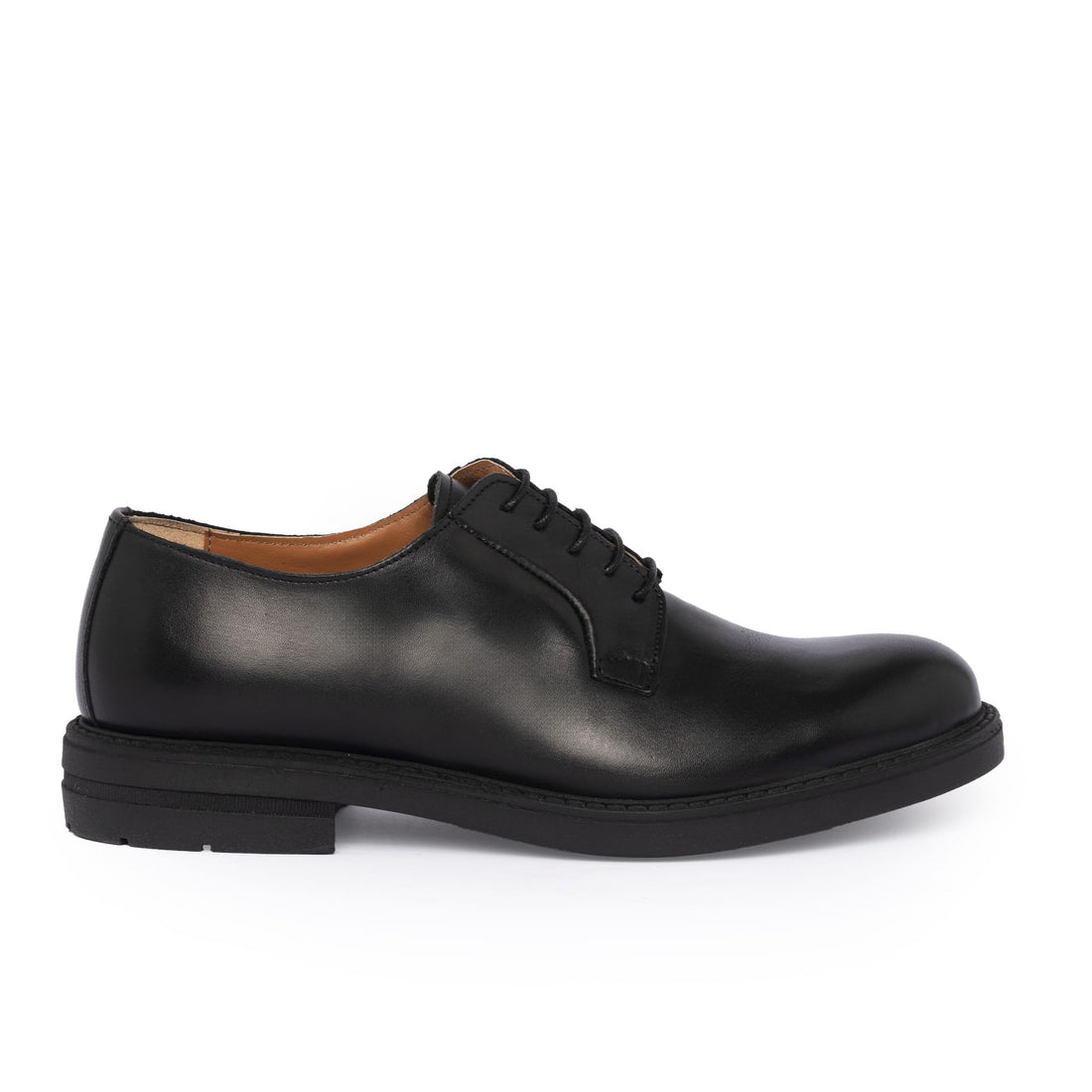 Stringate Derby in Pelle - Nero