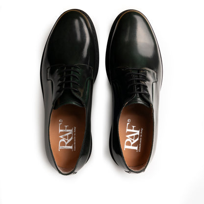 Stringate Derby in Pelle - Verde