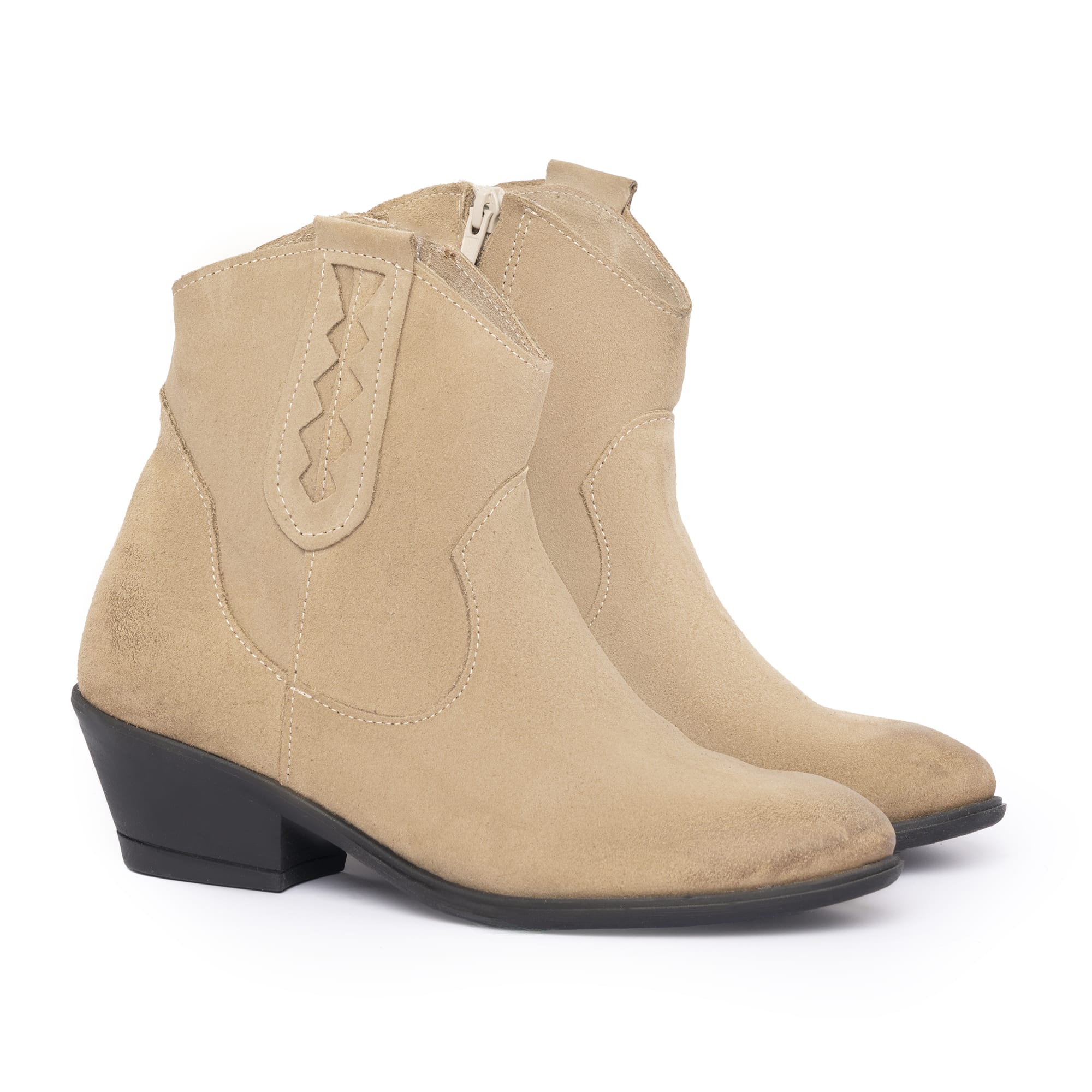 Stivaletti Donna Texani - Taupe