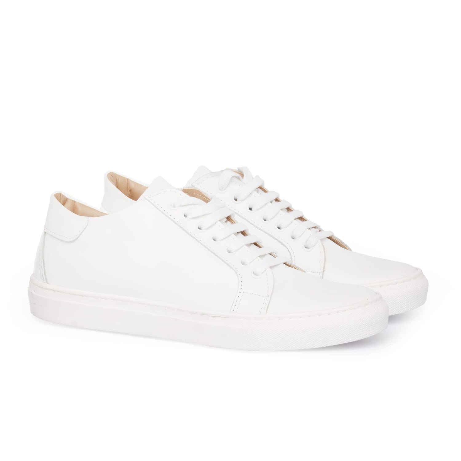 Sneakers Uomo in pelle - Bianco