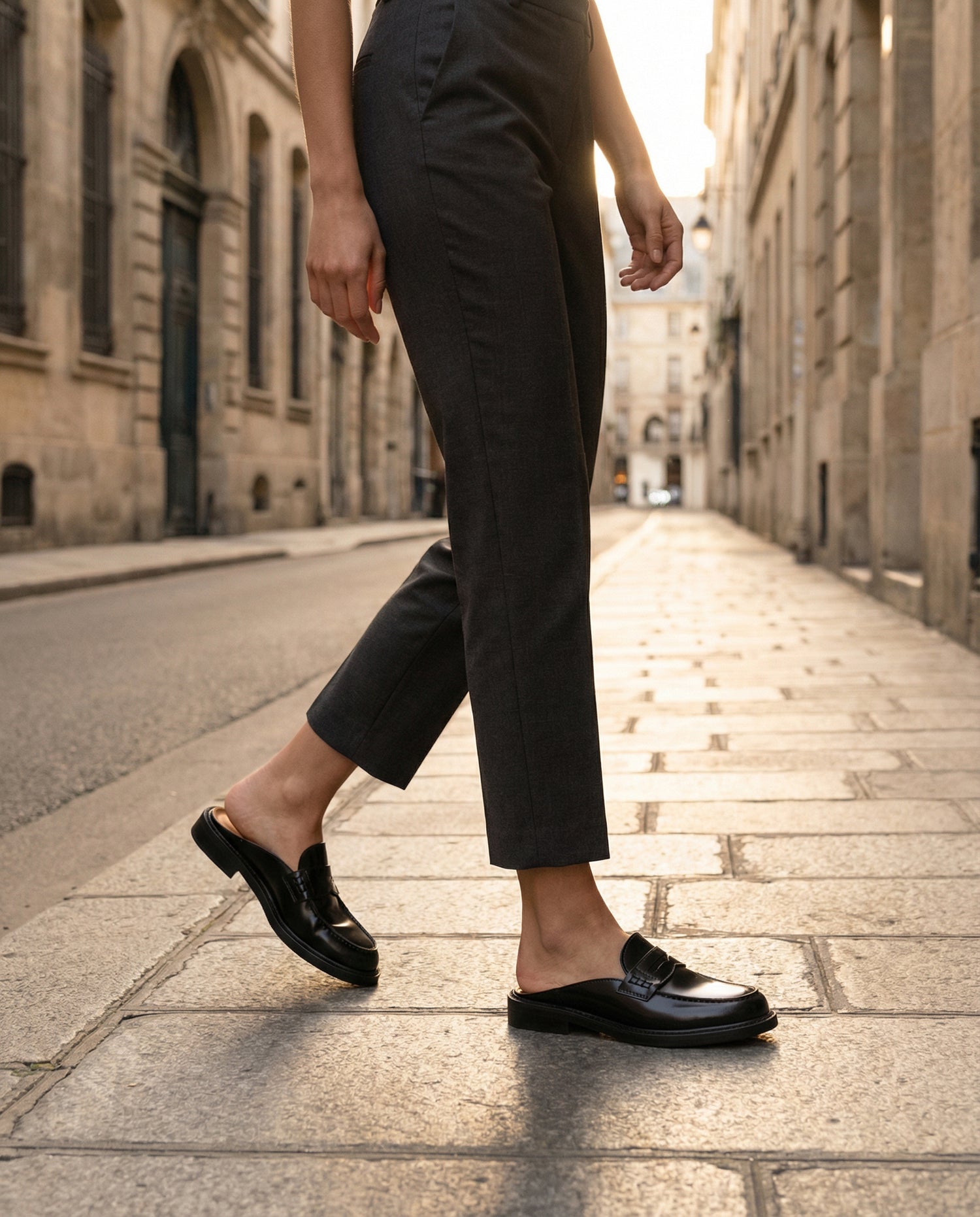 Mocassino Sabó Bendina in pelle nero - Donna