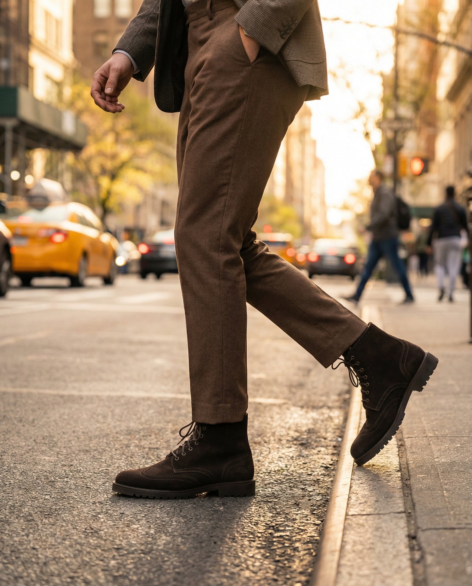 Stivaletti Decorati in Camoscio - Testa di Moro